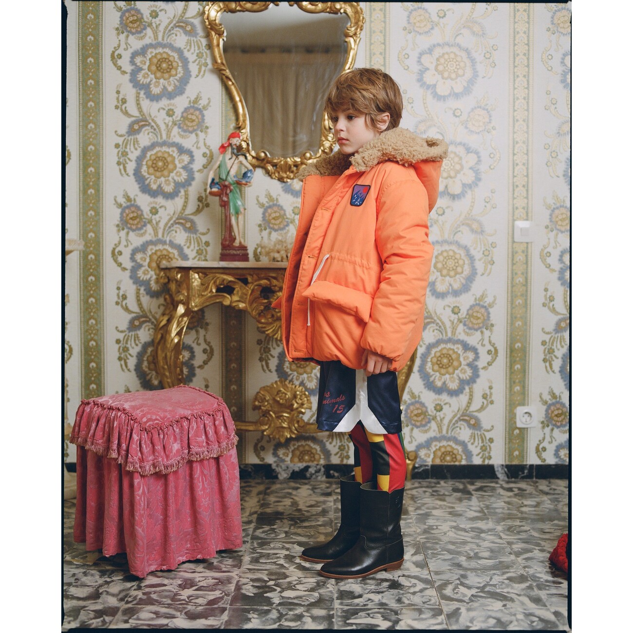 Calf Jacket, Orange Animals - The Animals Observatory Tops