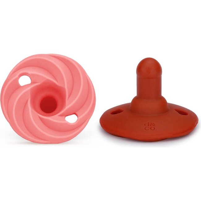 Holland Pop, Peach & Rust - Pacifiers - 1