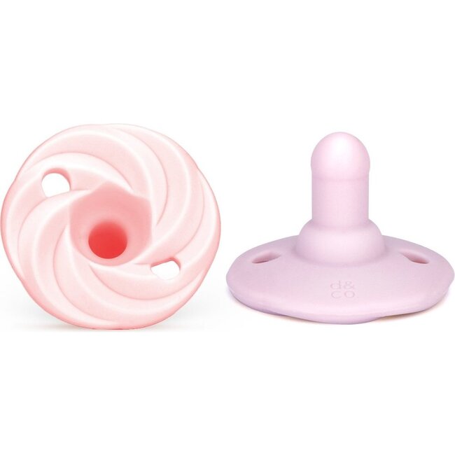 Holland Pop, Blush & Lilac - Pacifiers - 1