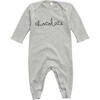 Chocolate Playsuit, Grey - Onesies - 1 - thumbnail