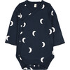 Wrapover Bodysuit, Navy Midnight - Onesies - 1 - thumbnail
