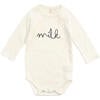 Milk Bodysuit, Natural - Onesies - 1 - thumbnail