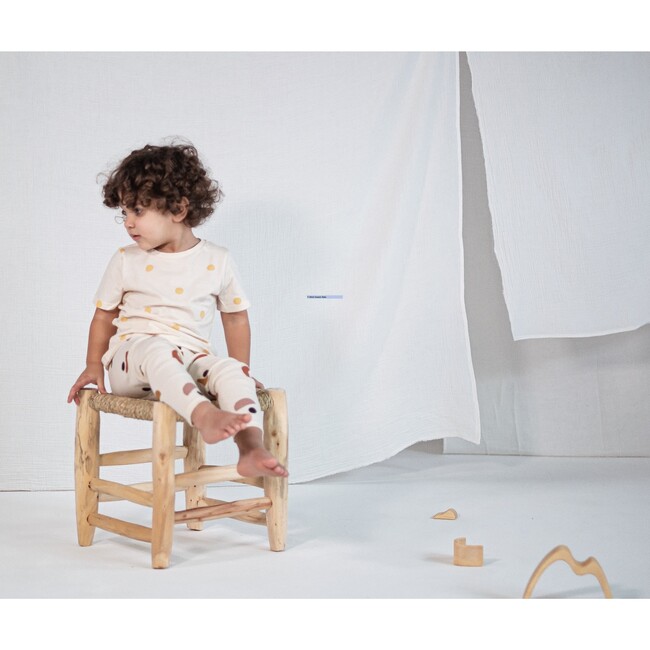 T-Shirt, Cream Dots - Tees - 3