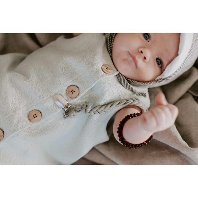 French Terry Romper, Mist - Rompers - 4