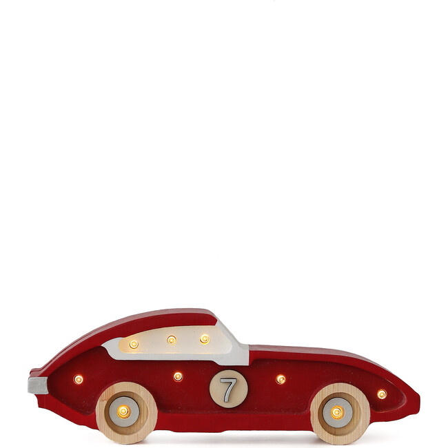 Mini Racecar Lamp, Red