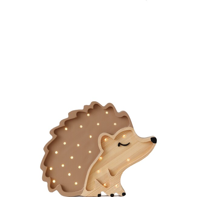 Hedgehog Lamp, Natural/Brown