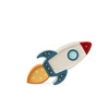 Space Rocket Lamp, Galactic White - Lighting - 1 - thumbnail