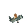 Vintage Plane Lamp, Blue/Multi - Lighting - 1 - thumbnail