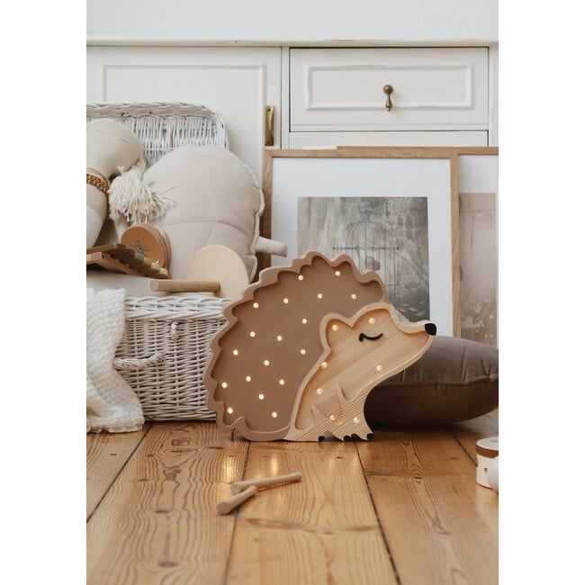 Hedgehog Lamp, Natural/Brown - Lighting - 2