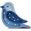 Mini Bird Lamp, Denim Blue - Lighting - 1 - thumbnail