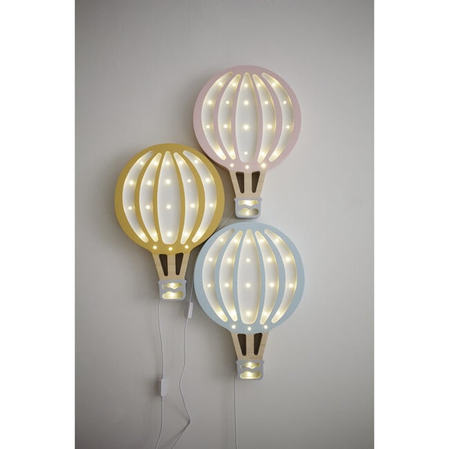 Hot Air Balloon Lamp, Pink - Lighting - 4