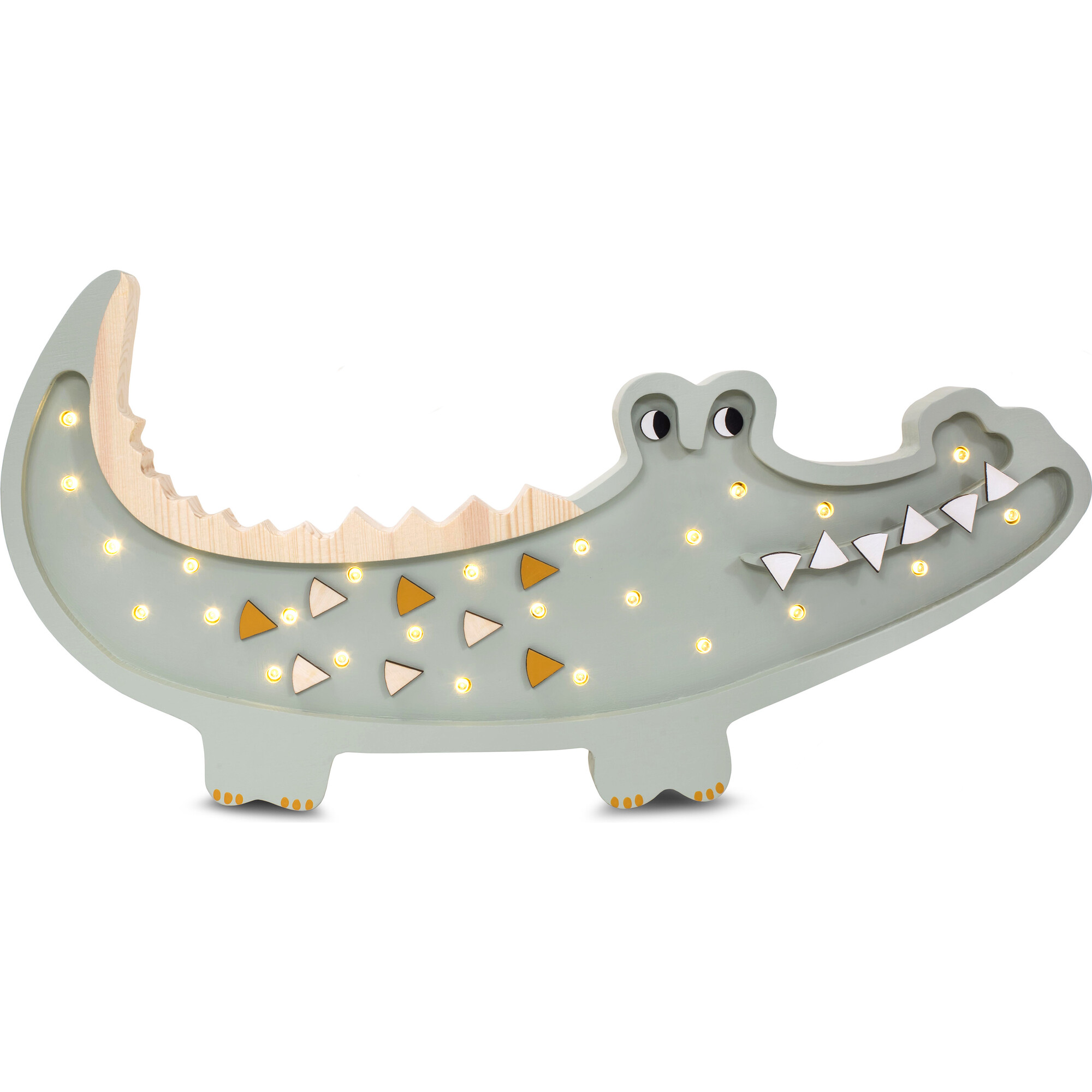 Crocodile Lamp, Khaki Olive - Lighting - 1