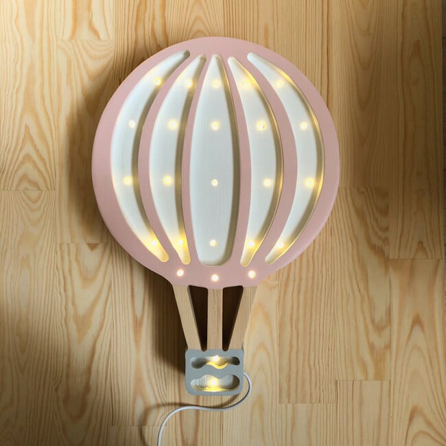 Hot Air Balloon Lamp, Pink - Lighting - 6