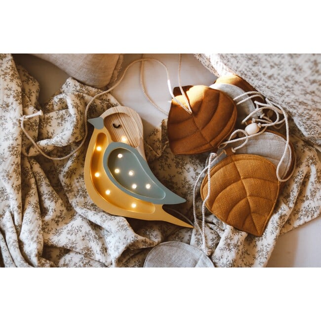 Mini Bird Lamp, Khaki Mustard - Lighting - 6