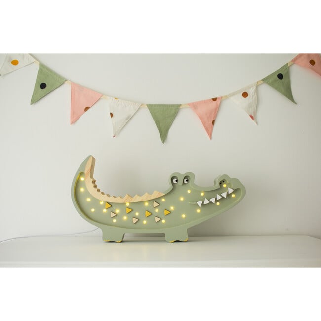 Crocodile Lamp, Khaki Olive - Lighting - 3