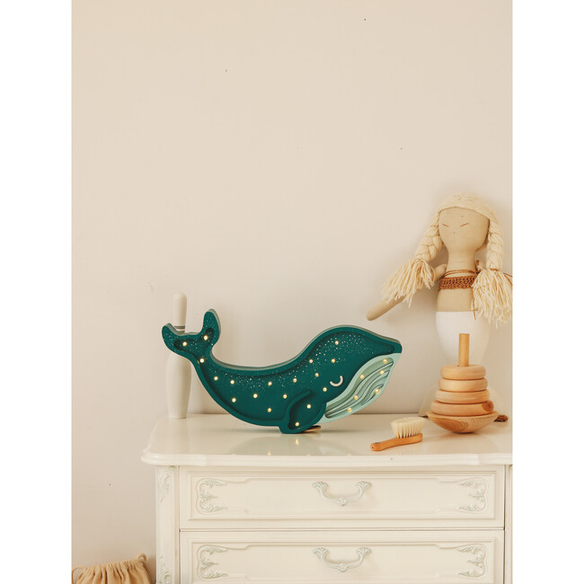 Whale Lamp, Teal - Lighting - 6