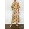 Women's Grace Dress, Yellow Chintz - Dresses - 3