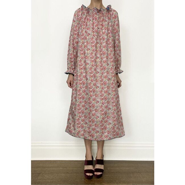 Women's Grace Dress, Swirling Floral - Dresses - 2