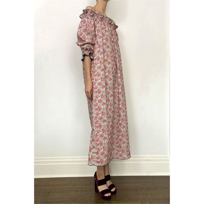 Women's Grace Dress, Swirling Floral - Dresses - 3
