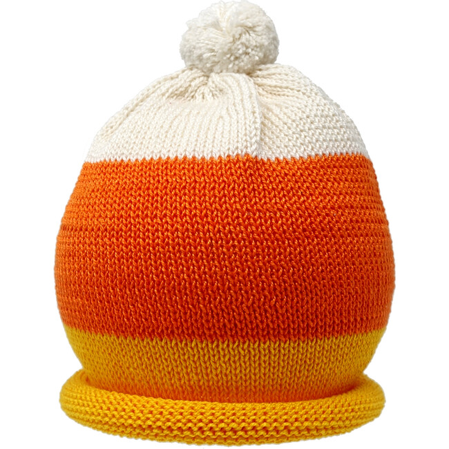 Candy Corn Baby Hat - Plush - 1