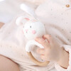 Crochet Bunny Ring Rattle Teether - Teethers - 2