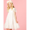 Poppy White Star Tulle Girls Party Dress - Dresses - 2