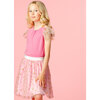 Bop Pink Star Tulle Girls Party Skirt - Skirts - 2