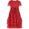 Cinderella Party Dress, Red Star Tulle - Dresses - 1 - thumbnail