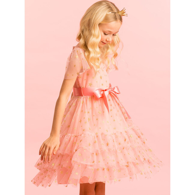 Cinderella Star Tulle Dress, Sugar Pink - Ceremonial Dresses - 2