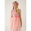 Shimmer Blossom Embroidered Dress, Pink - Ceremonial Dresses - 2