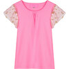 Zoe Pink Star Girls Top - Tees - 1 - thumbnail
