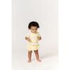 Baby Boxy T-Shirt with Stripes, Yellow - T-Shirts - 2