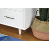 Eero 4-Drawer Dresser, White/Natural Walnut - Dressers - 7