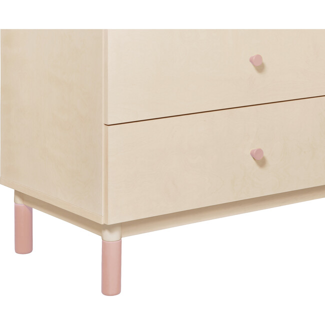 Gelato Crib and Dresser Feet Pack, Petal Pink
