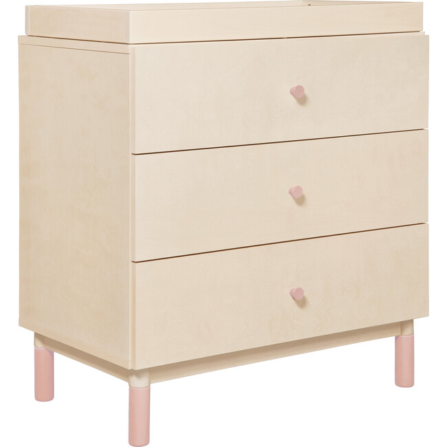 Gelato Dresser Knob Set, Petal Pink