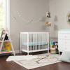 Gelato 4-in-1 Convertible Mini Crib and Twin bed, White/Washed Natural - Cribs - 3