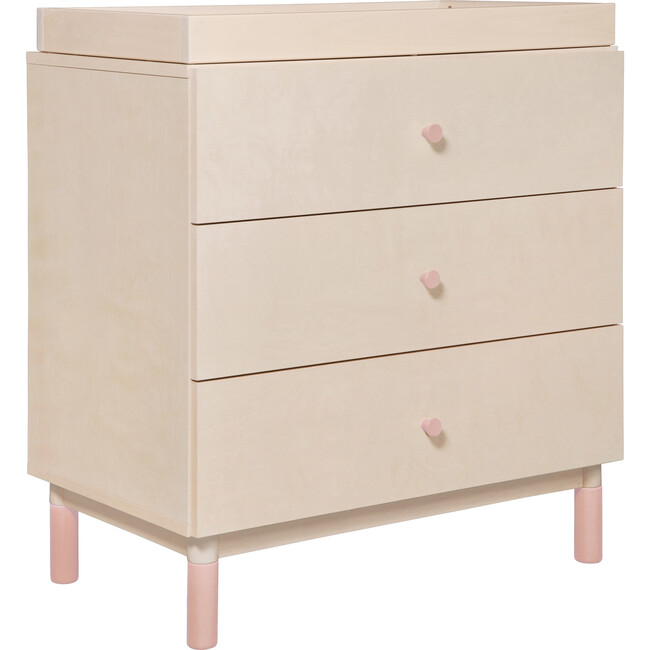 Gelato Crib and Dresser Feet Pack, Petal Pink - Dressers - 3