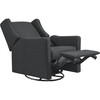 Kiwi Electronic Recliner & Swivel Glider with USB Port, Coal Grey - Nursery Chairs - 2