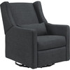 Kiwi Electronic Recliner & Swivel Glider with USB Port, Coal Grey - Nursery Chairs - 3