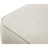 Gliding Ottoman, White Linen - Nursery Chairs - 4
