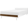 Eero 4-in-1 Convertible Crib with Toddler Bed Conversion Kit, White/Natural Walnut - Cribs - 8
