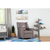 Kiwi Electronic Recliner and Swivel Glider with USB Port, Grey Tweed - Nursery Chairs - 2