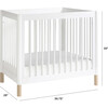Gelato 4-in-1 Convertible Mini Crib and Twin bed, White/Washed Natural - Cribs - 9 - thumbnail