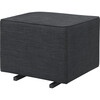 Gliding Ottoman, Coal Grey - Accent Seating - 7