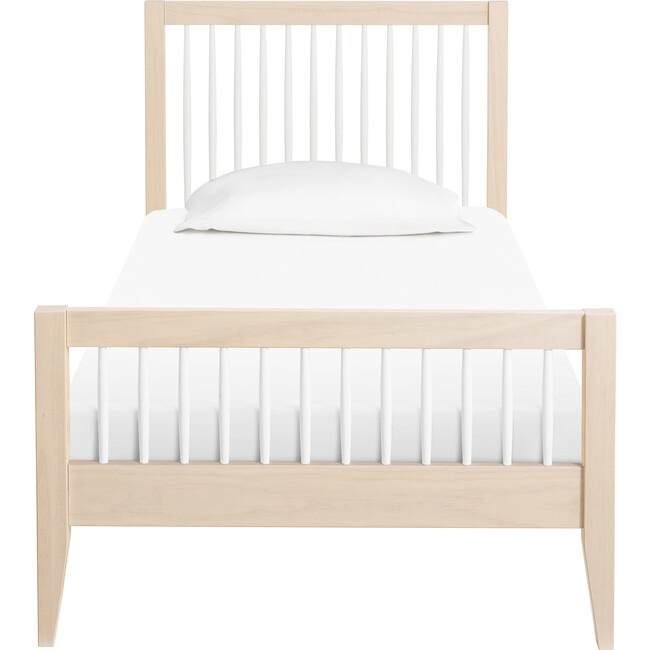 Sprout Platform Twin Bed, Washed Natural and White - Beds - 3