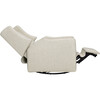 Kiwi Electronic Recliner and Swivel Glider with USB Port, White Linen - Nursery Chairs - 5