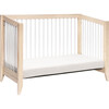 Sprout 4-in-1 Convertible Crib with Toddler Bed Conversion Kit, Natural/White - Cribs - 4 - thumbnail