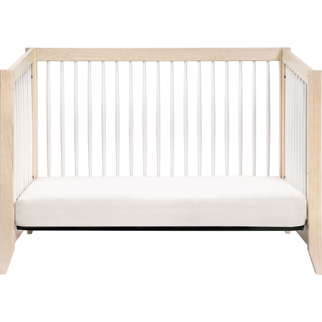 Sprout 4-in-1 Convertible Crib with Toddler Bed Conversion Kit, Natural/White - Cribs - 5