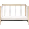 Sprout 4-in-1 Convertible Crib with Toddler Bed Conversion Kit, Natural/White - Cribs - 5 - thumbnail