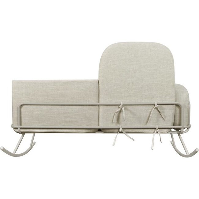 Ami Rocker Double Seat Cushion, Beige - Nursery Chairs - 3